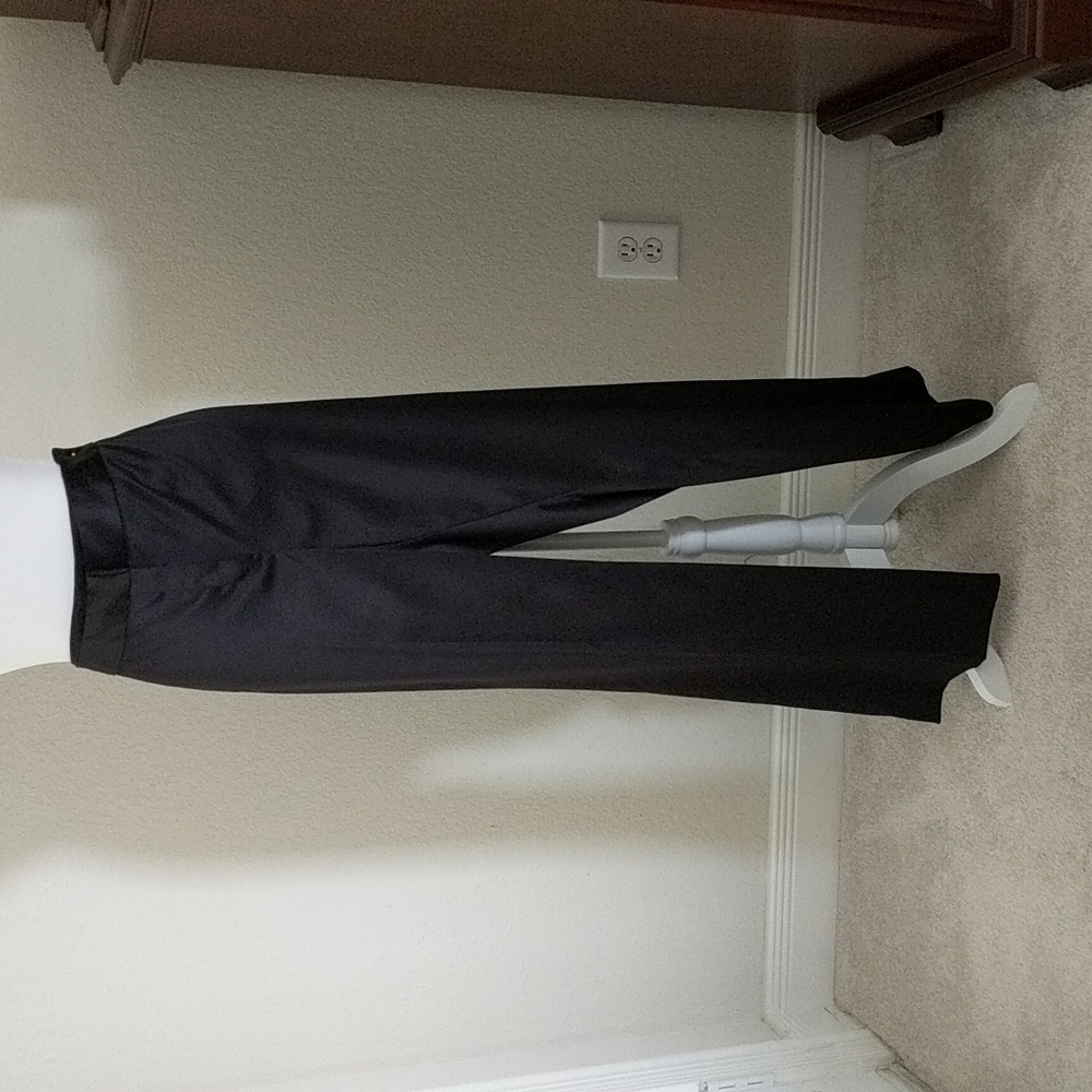 Isabella DeMarco black satin pants